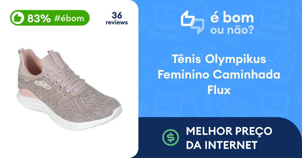 Tenis shops olympikus feminino flux