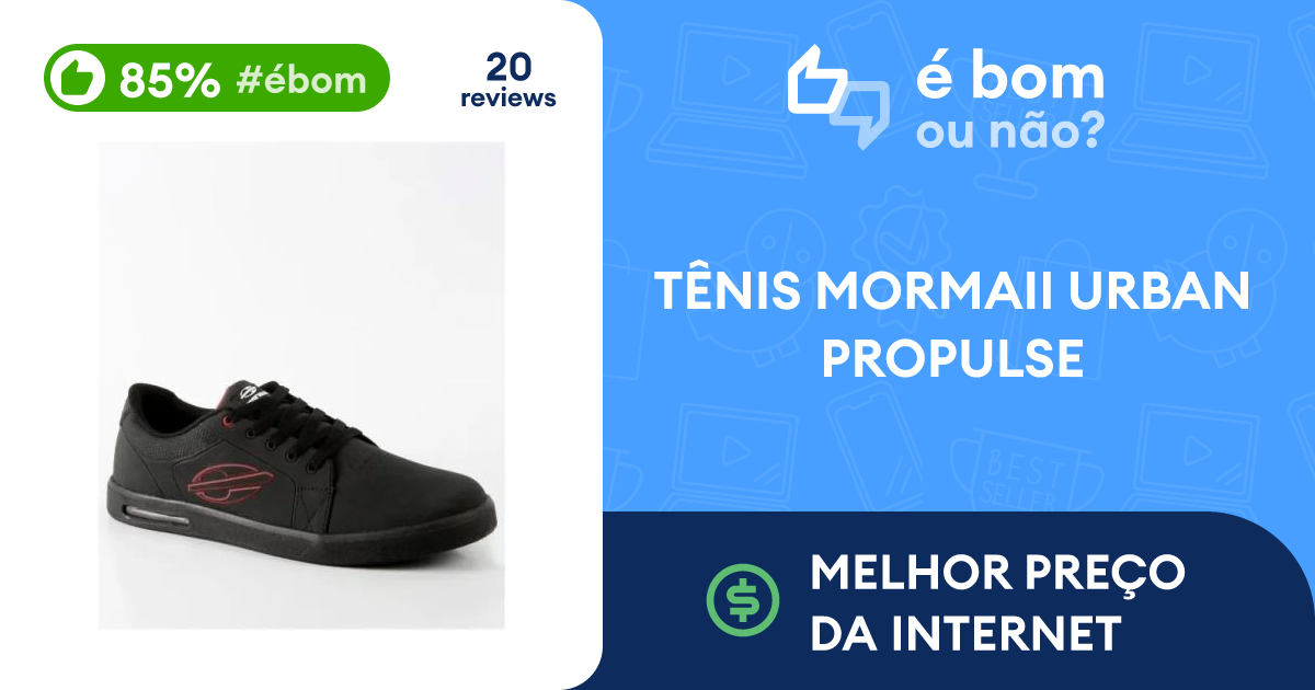 Tenis mormaii shops é bom