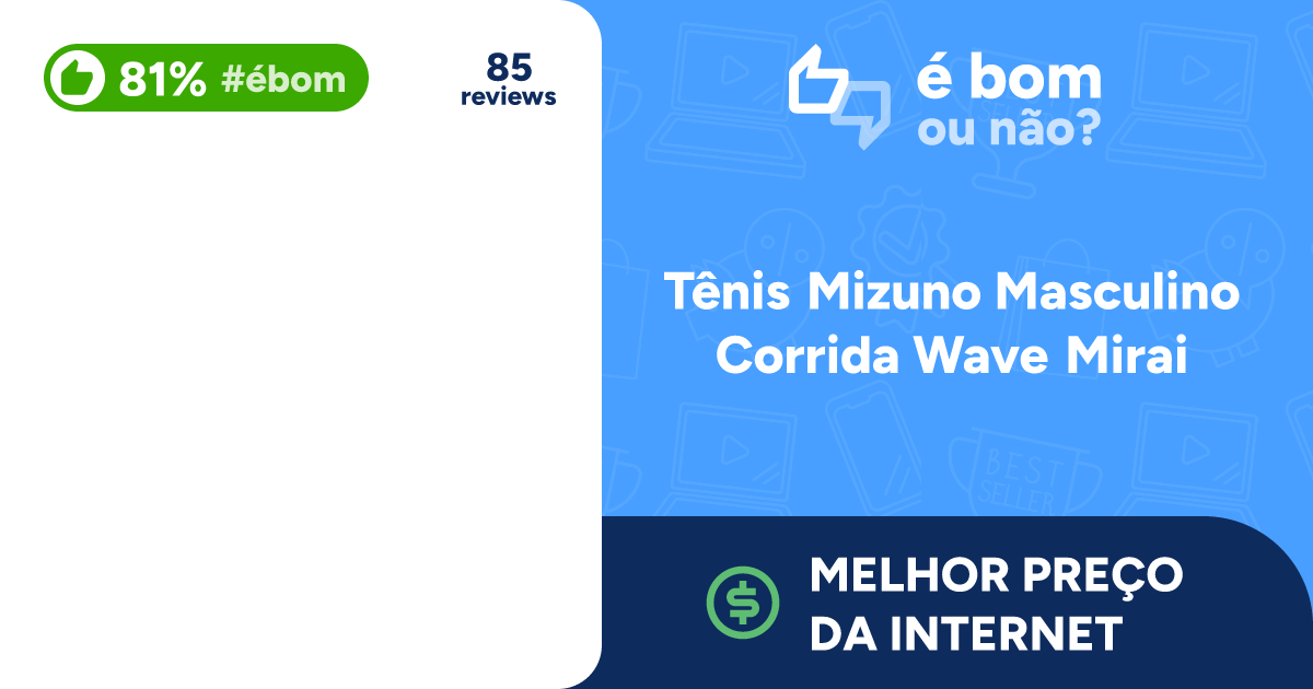 Tênis Mizuno Masculino Corrida [É BOM] - Reviews e Promoções
